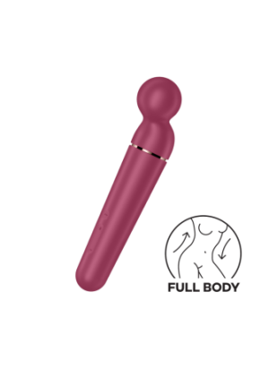Vibromasseur wand rouge USB 60 vibrations Planet Wand-er Satisfyer - CC597844